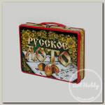 Игра настольная 'Десятое королевство' 'Русское Лото' 'Русские узоры' (жестяной чемоданчик) 01770