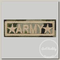 'Gamma' Термоаппликация 'L' №22/5 L086 army 5.2х1.7 см L086