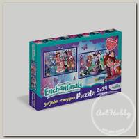 'Enchantimals' Набор пазлов 2 в 1 54 элемент. 04826 'Улыбочку!'