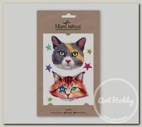 'Miami Tattoos' Акварельные переводные тату 14 г 22 х 13.5 см MT0049 'Cats'
