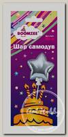 'BOOMZEE' FBZ-01 Шар самодув 'Звезда' звезда 11 x 11.5 см 1 шт. серебро