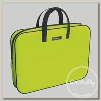 'ErichKrause' Папка текстильная на молнии с ручками 54674 A4+ Neon® Yellow 54674