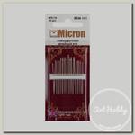 Иглы для шитья ручные 'Micron' KSM-101 набор швейных игл 20 шт. в блистере 5/10