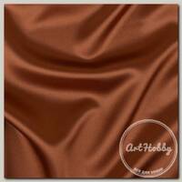 Ткань блузочная PSS-001 Poly satin 100 г/кв.м ± 5 г/кв.м 45 х 45 см 95% полиэстер, 5% спандекс №24 медный