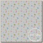 Ткань для пэчворка PEPPY НЕЖНАЯ ИСТОРИЯ 50 x 55 см 146 г/кв.м ± 5 100% хлопок НИ-01 белый