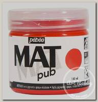 Краска акриловая 'PEBEO' экстра матовая Mat Pub №2 140 мл