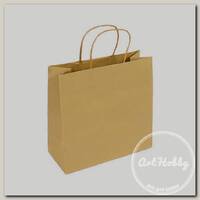 Сумка крафт basic без печати 150 г/кв.м 27,5 x 27,5 x 12 см КВ 13/001 Р