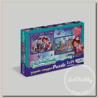 'Enchantimals' Набор пазлов 2 в 1 54 элемент. 04827 'Общий портрет'