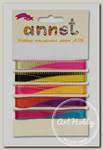 'Annet' Набор атласных лент ADS 10 мм, 1 м х 5 цв