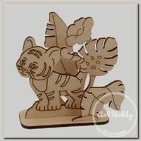 Заготовка для декорирования 'Mr. Carving' ВД-1023 Тигренок в джунглях фанера 10 х 10 х 3.5 см 0.4 см .