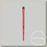 Кисть смешанная 'Roubloff' Aqua Red round соболь-микс AqL2-12,05rT плоская короткая ручка красная короткая ручка soft-touch №12