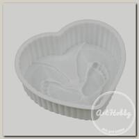 Форма силиконовая 'S-CHIEF' для тортов и пирогов SPC-0206 17.5 x 17 x 6 см 'пяточки'