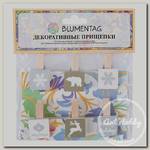 'Blumentag' WCBN-35 Декоративные прищепки 6 шт. 3.5 см 01 новогодняя коллекция