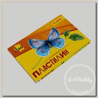 'Лео' 'Ярко' Пластилин классический LBMC-0116 320 г ( в картонной упаковке ) 16 цв. .