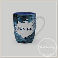 Посуда керамическая 'Be Happy' Кружка именная FLORA 300 мл 15 х 10.8 х 10 см Юрий 64