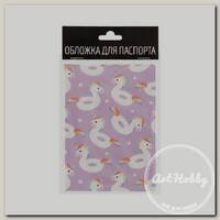 Обложка для паспорта mix ( 13.5х10 см) Rainbow Edino 15235