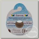 'Gamma' хлопковая лента с рис. CLP-251 25 мм (1 ) ' 3 м