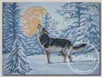 Канва/ткань с рисунком 'Collection D`Art' серия 10.000 40 см х 50 см 10394 Полнолуние