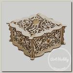 Заготовка для декорирования 'Mr. Carving' ВК-047 Шкатулка 'Резная' фанера 15 х 15 х 9 см 0.3 см .