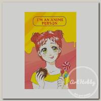 'Обложка для паспорта ' Э I`m an Anime Person