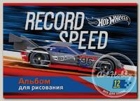 'Priority' Альбом для рисования HOT WHEELS A4- 20 х 28.5 см на скрепке 12 л. HW А12-002
