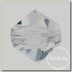 Бусина Чехия 'PRECIOSA' бусины 451-69-302 Crystal 3.6 х 4 мм прозрачный (crystal)