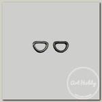 Фурнитура сумочная металл Полукольцо 10 мм под никель