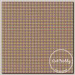 Ткань для пэчворка PEPPY БАБУШКИН СУНДУЧОК 50 x 55 см 140 г/кв.м ± 5 100% хлопок БС-15 клетка яр.желтый/бирюзовый