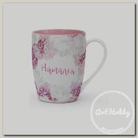 Посуда керамическая 'Be Happy' Кружка именная FLORA 300 мл 15 х 10.8 х 10 см Наталья 53