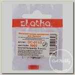 'Zlatka' Держатель для бусины (бейл) DC-011/5 3 х 8 мм 5 шт №03 под черный никель