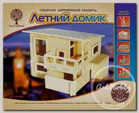 'Чудо-дерево' Модель сборная деревянная 'Архитектура' №01 PH001 'Летний домик'