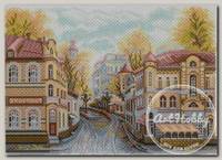 Канва/ткань с рисунком 'Матренин посад' №14 37 см х 49 см 1760-1 Г 'Московские улочки. Яузский бульвар'