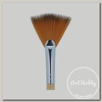 Кисть синтетика 'Mr.Painter' SBW 202-10 веерная короткая ручка №10