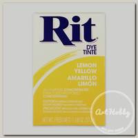 'RIT' краситель для ткани порошковый для окрашивания вручную и в стир. машине 31.9 г 08 Лимонно-желтый/Lemon Yellow