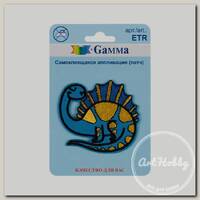 'Gamma' ETR Аппликация (патч) самоклеящаяся № 02 1 шт 01-212 Динозаврик 5.6 х 5.1 см