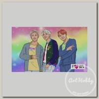 'I love BTS Чехол для карточек' Э оф.2