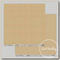 Бумага для скрапбукинга 'Mr.Painter' PSW-R 190 г/кв.м 30.5 x 30.5 см 510 'Полоска, клетка'