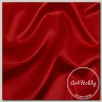 Ткань блузочная PSS-001 Poly satin 100 г/кв.м ± 5 г/кв.м 100 х 145 см 95% полиэстер, 5% спандекс №03 красный