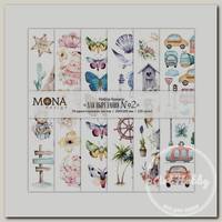 Бумага для скрапбукинга 'MoNa design' Набор бумаги для вырезания 235 г/кв.м 20х20 см 18 л. 11313 Набор № 2