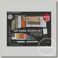 'Daler Rowney' Художественный набор SIMPLY Art Easel Studio Set с мольбертом ( в картонной упаковке ) 196500604 115 предметов