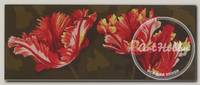 Канва/ткань с рисунком 'Collection D`Art' серия 9.000 80 см х 35 см 9005 Махровые тюльпаны