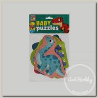 'Vladi Toys' Мягкие пазлы Baby puzzle 5 элемент. VT1106-91 'Динозавры'