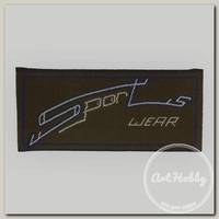 'Annet' Нашивка вышитая № 4 4-314A Sports wear хаки 7х3 см