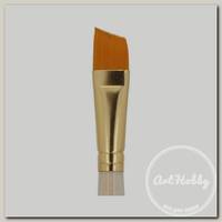 Кисть синтетика 'Mr.Painter' SBA 206-18 плоская со скосом короткая ручка №18