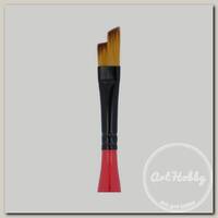 Кисть синтетика 'Mr.Painter' SHB-S-10 фигурная короткая ручка плоская ступенчатая №10