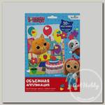 'ORIGAMI' Объемная аппликация на EVA 'Кошечки-Собачки'. Буся 06303