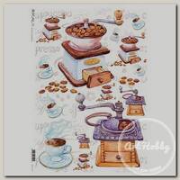 'Love2art' бумага рисовая KPR 32 x 22 см 0058 Ароматный кофе