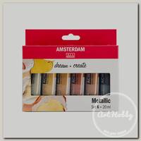 Краска акриловая 'Royal Talens' Amsterdam Standart в наборе 6 цв. х 20 мл