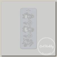 'Love2art' TDR/B-01 Трафарет декоративный 10 x 25 см 1701-14